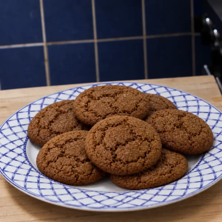 Biscuits à la mélasse moelleux au gingembre et à la cannelle