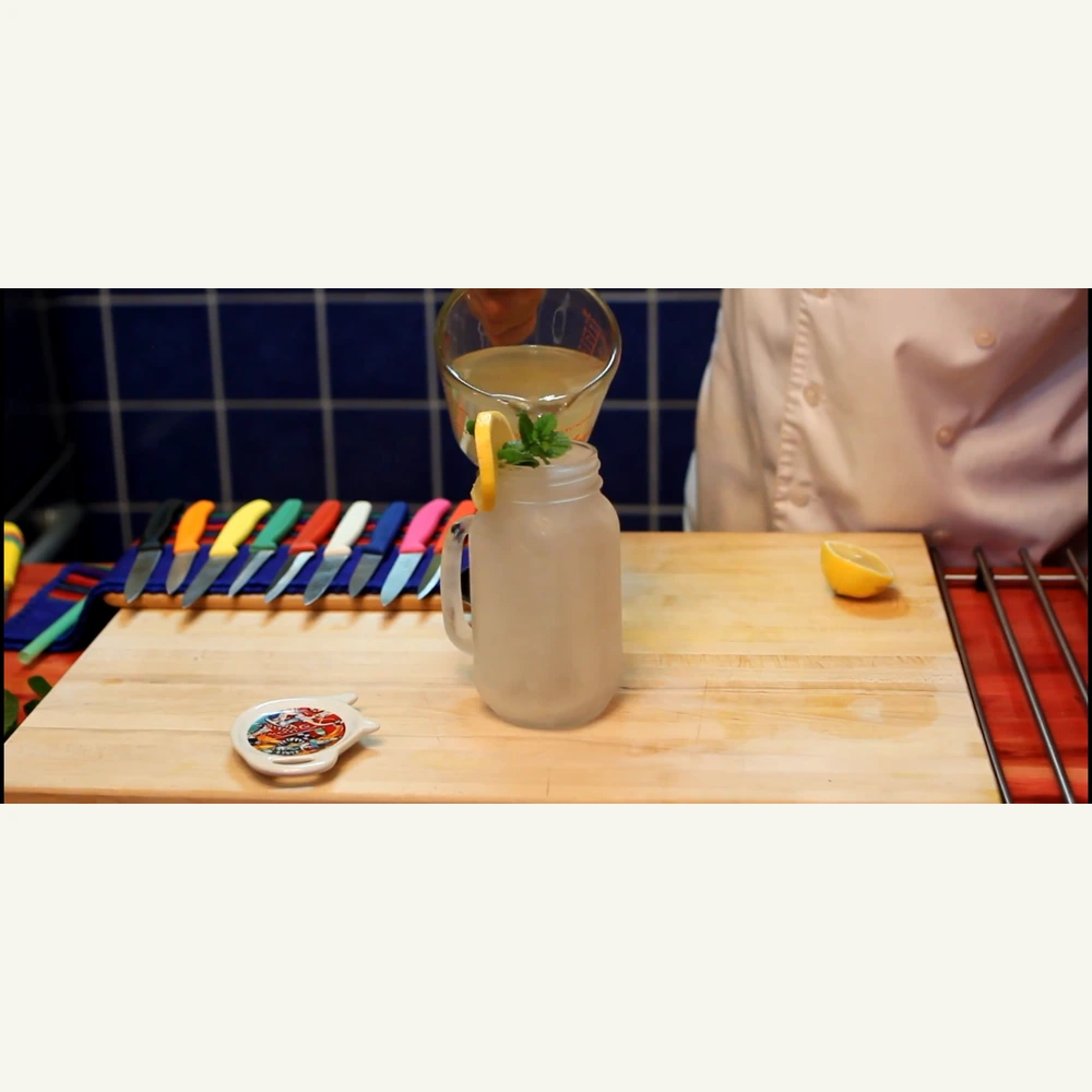 boisson fraiche a la menthe et au citron infusion maison, étape 5