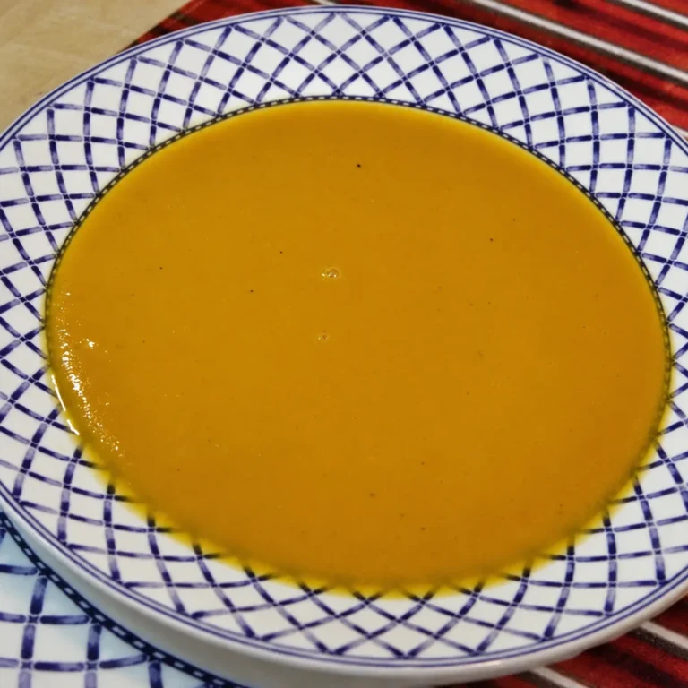 Butternut Squash and Ginger Soup Without Cream