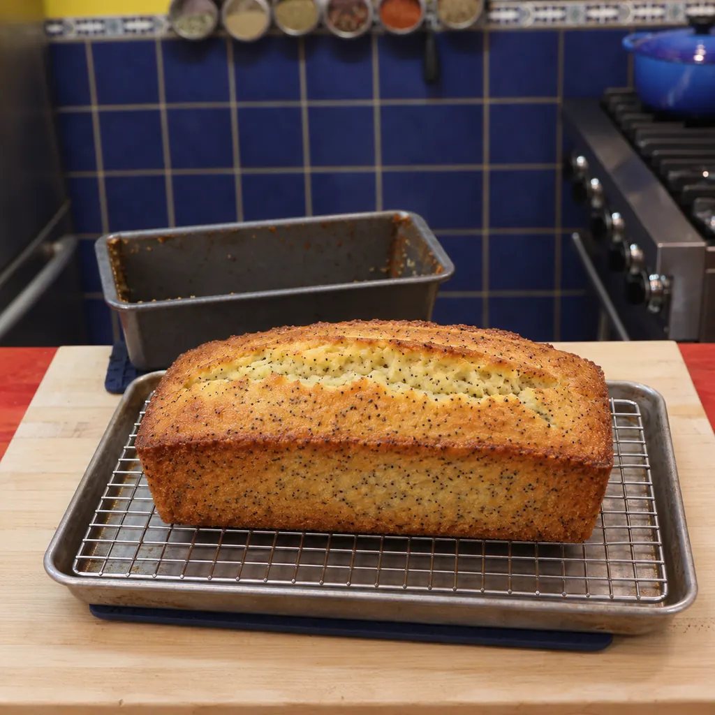 cake citron graines pavot, plat fini