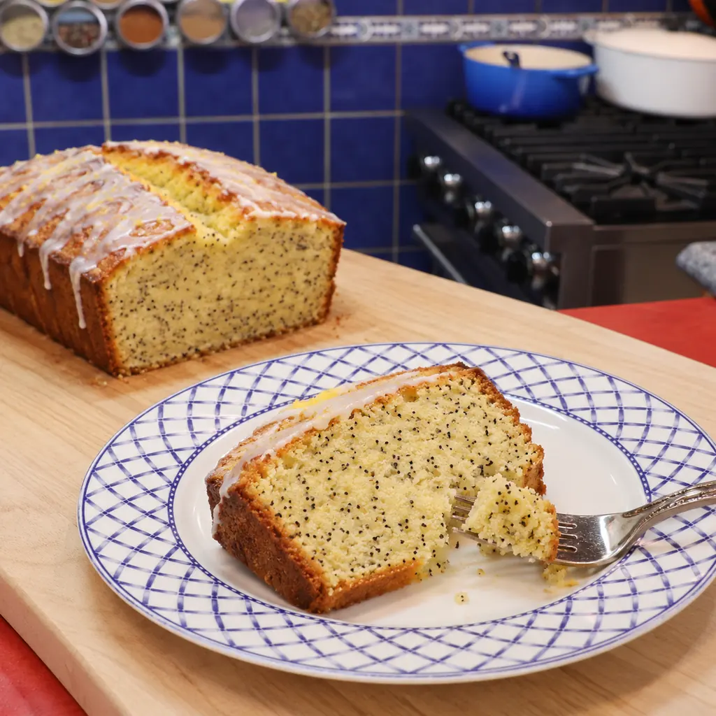 cake citron graines pavot, plat fini