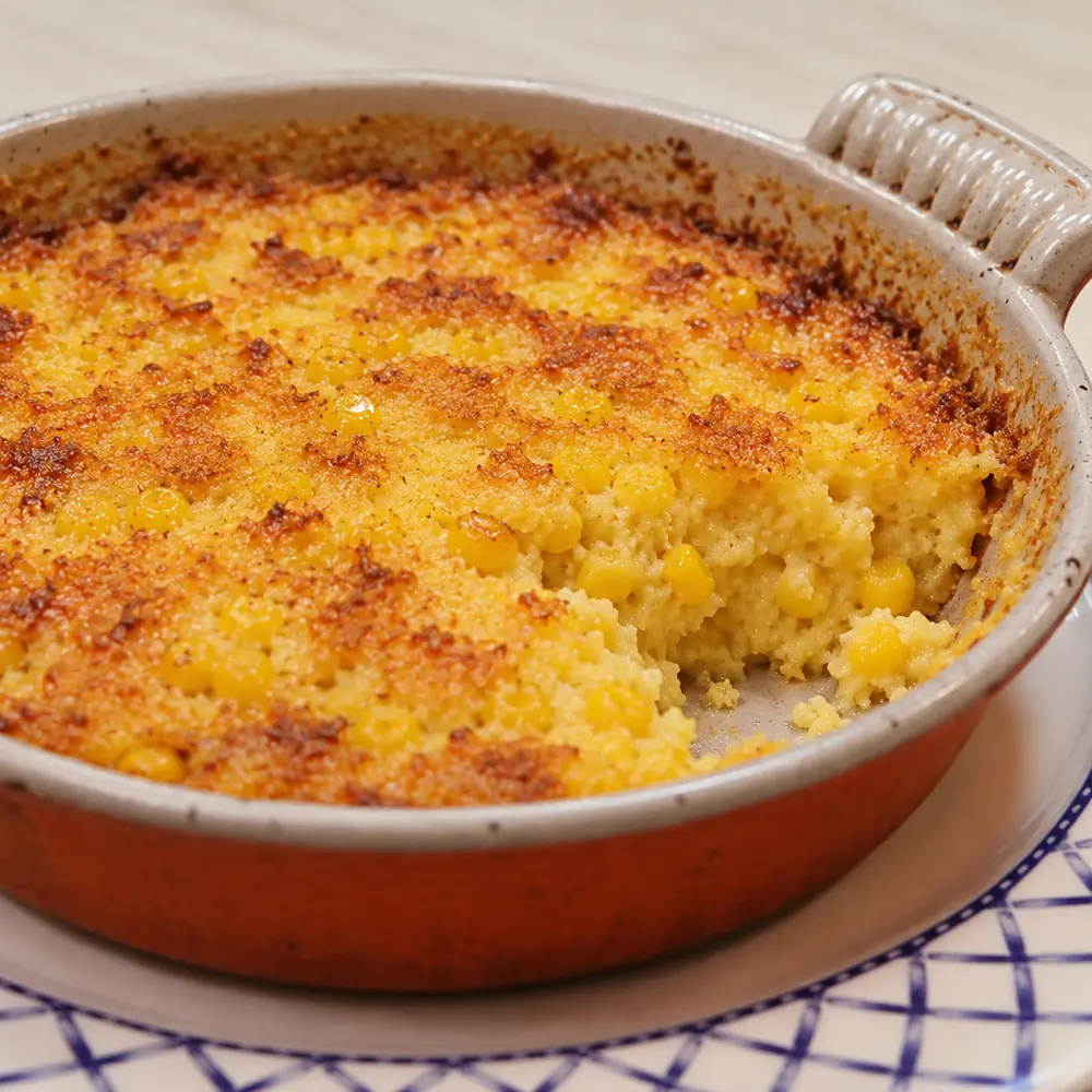 casserole mais sans melange boite, plat fini