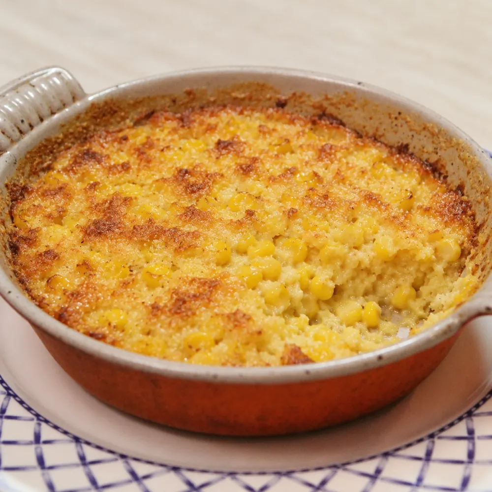 casserole mais sans melange boite, plat fini