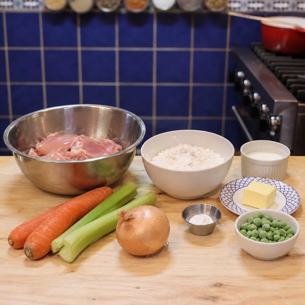 chicken and drop dumplings, ingredients