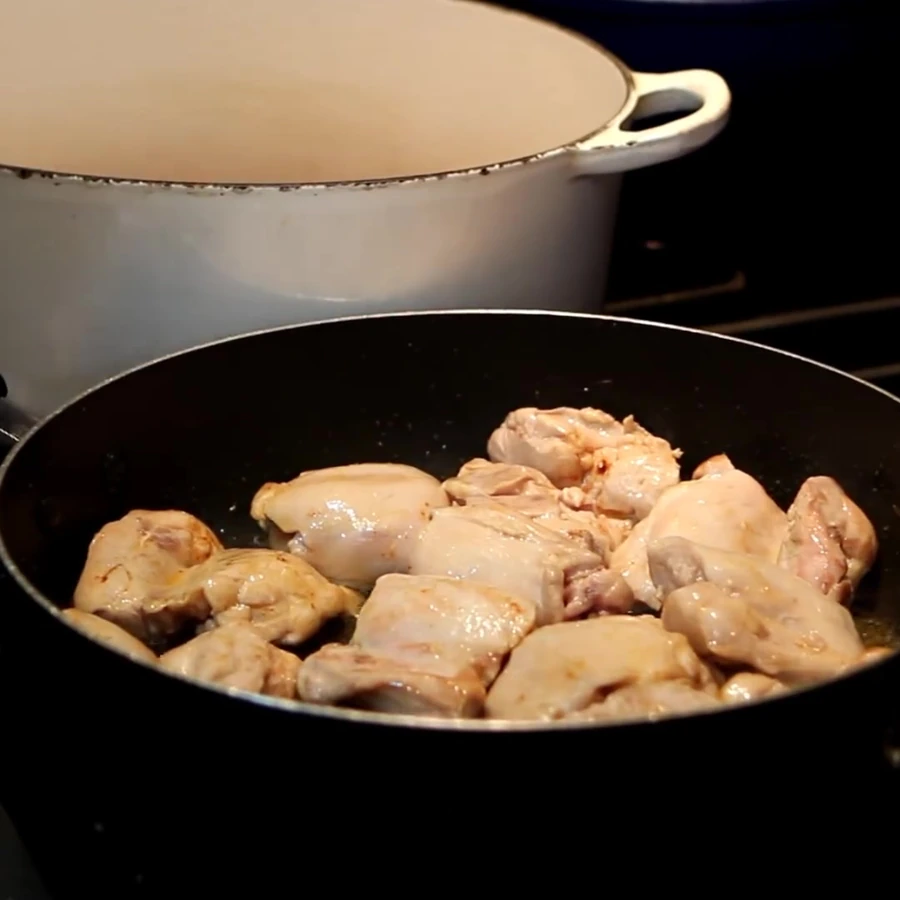chicken cassoulet, step 4