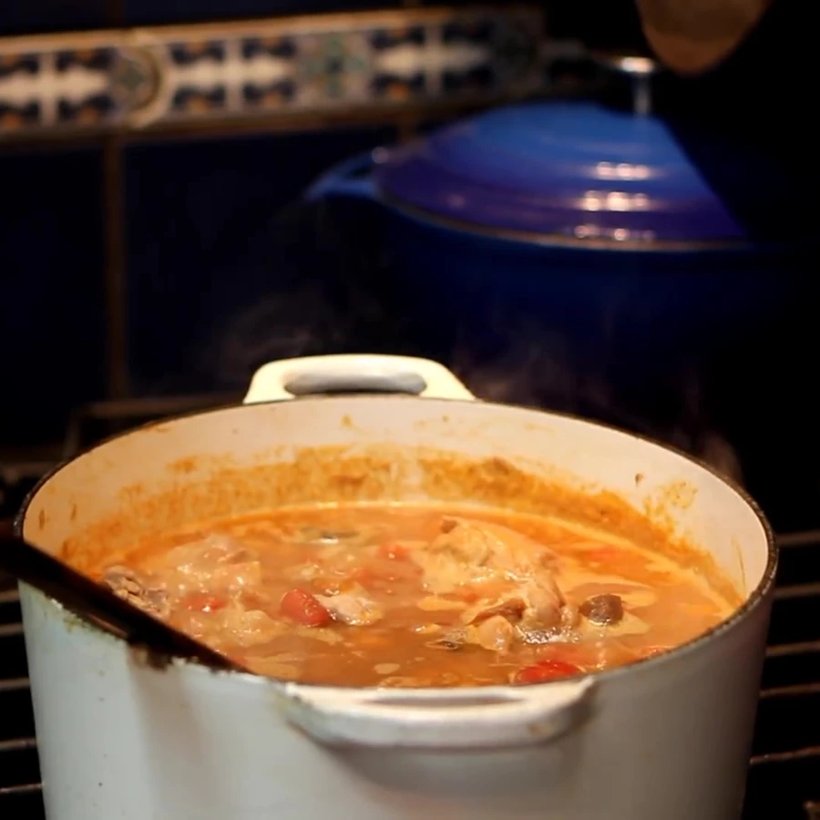 chicken cassoulet, step 7