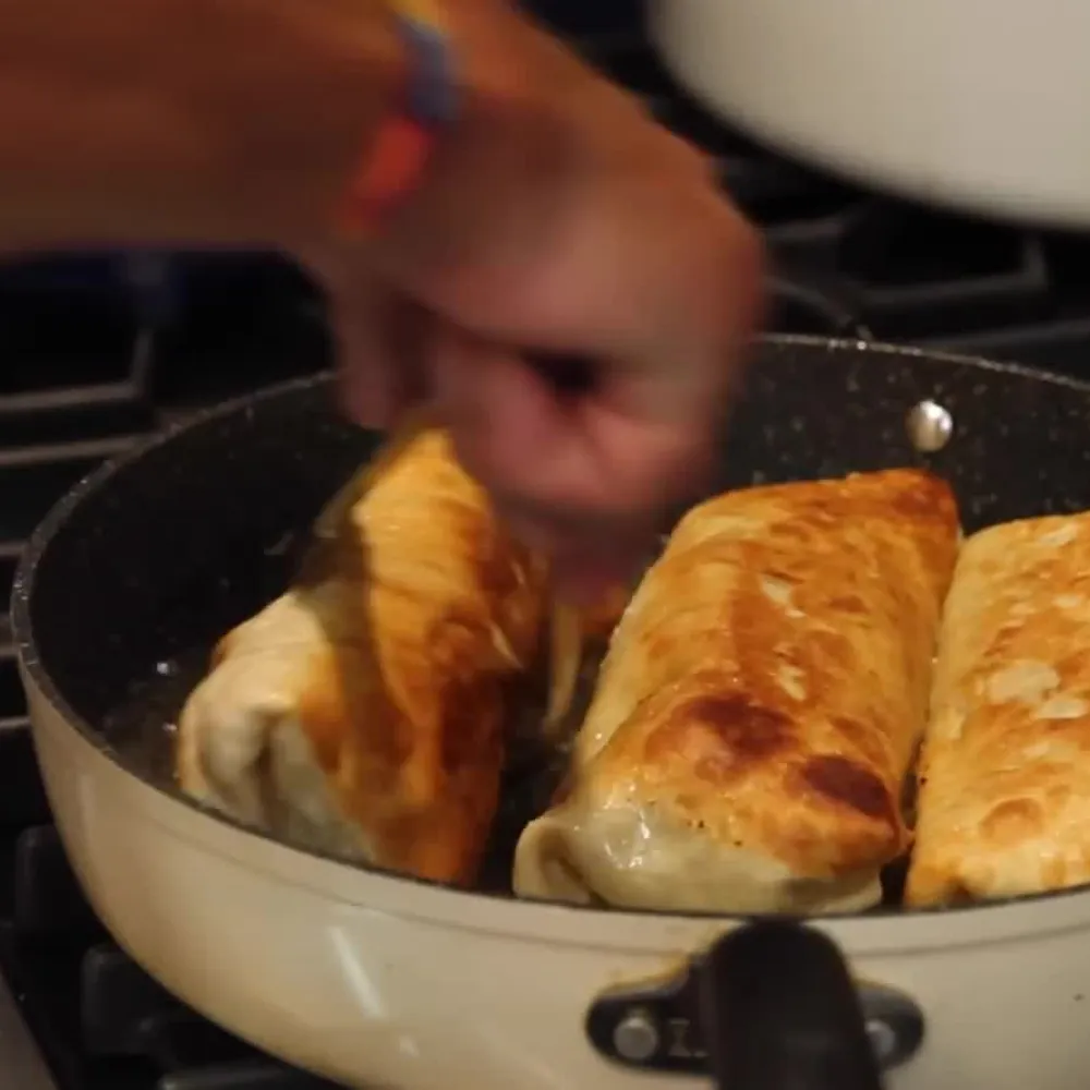 chicken chimichangas, step 9