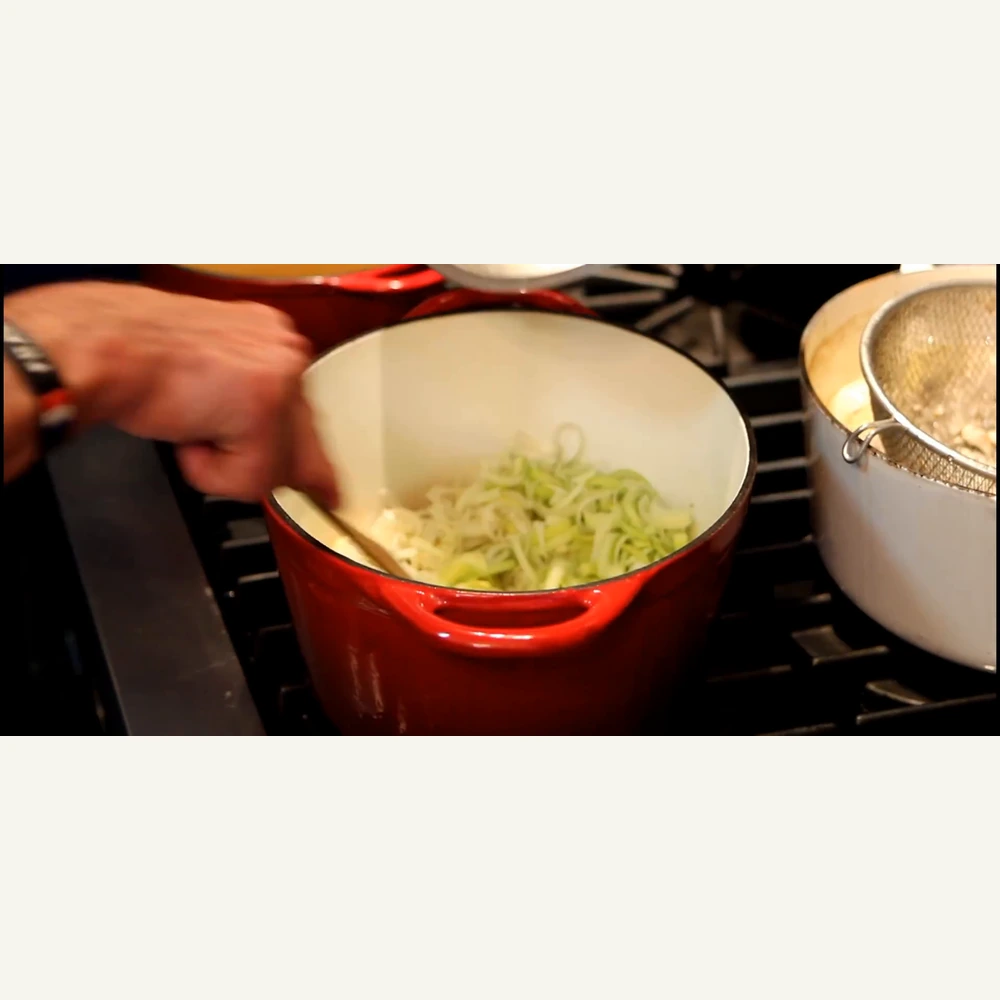 chunky parisian leek potato soup, step 3