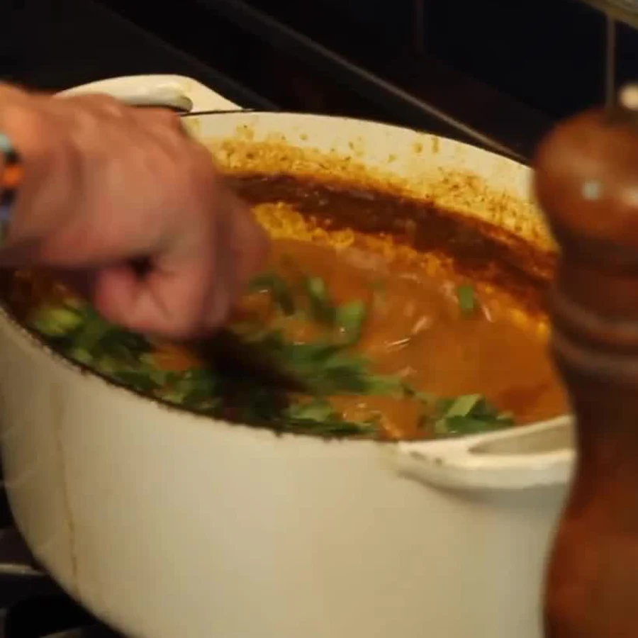 coconut lamb curry, step 9