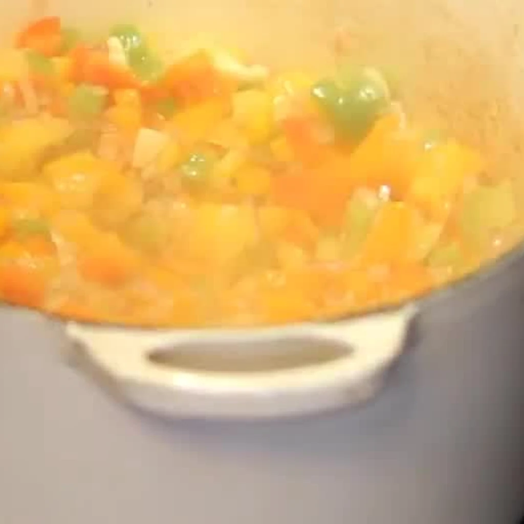 cooked bell pepper salsa, step 2
