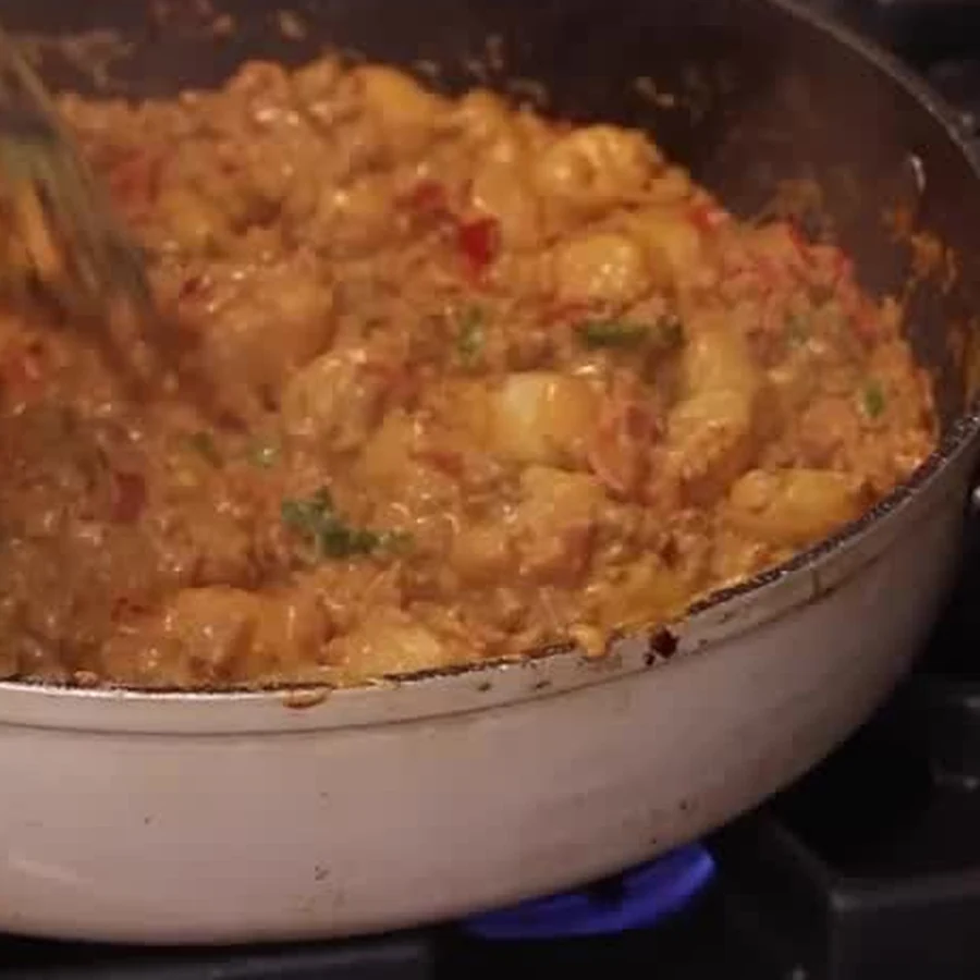 creamy chorizo gnocchi, step 6