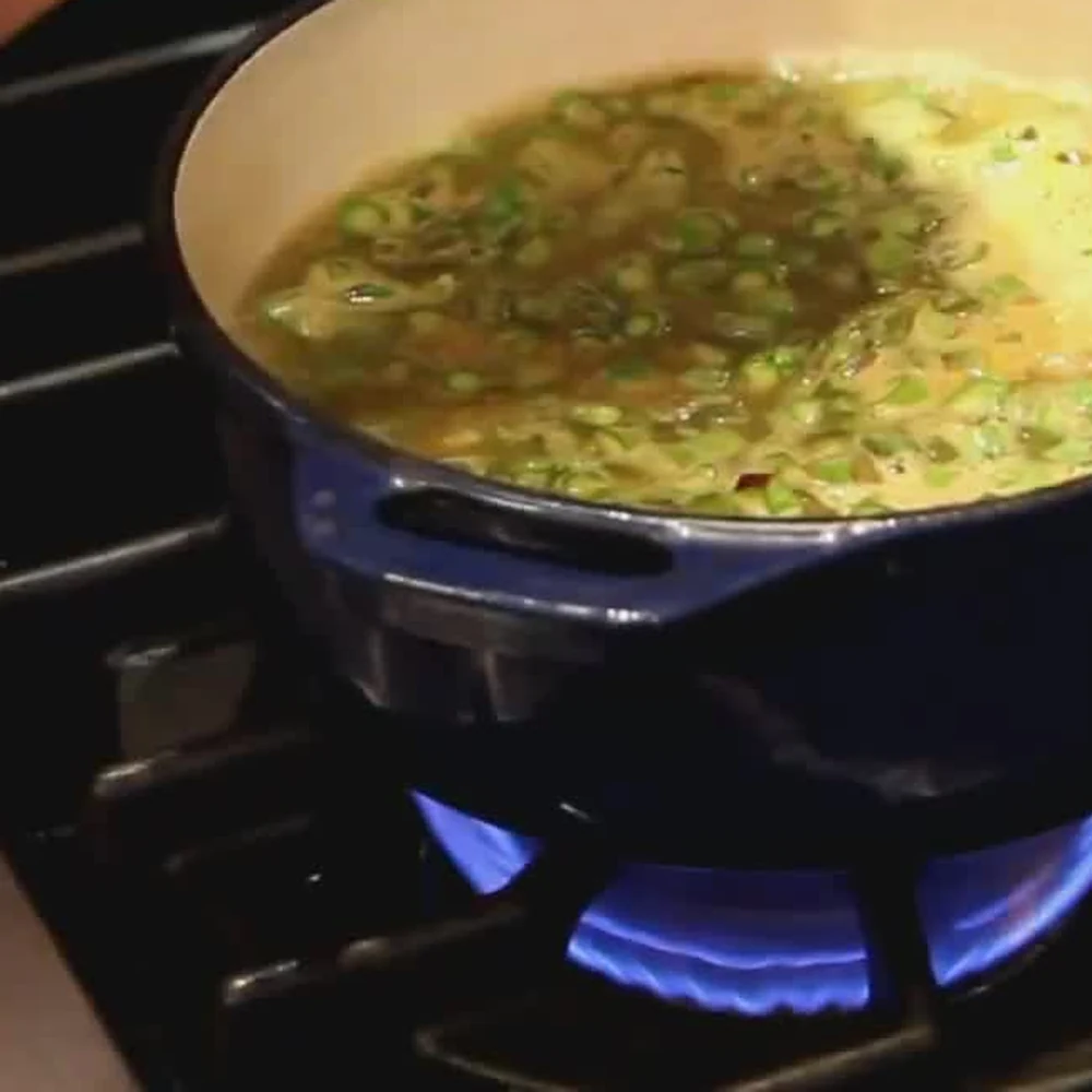 creme asperges sans creme potage maison, étape 3