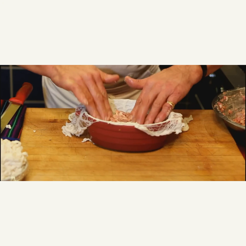 duck pate country terrine, step 4