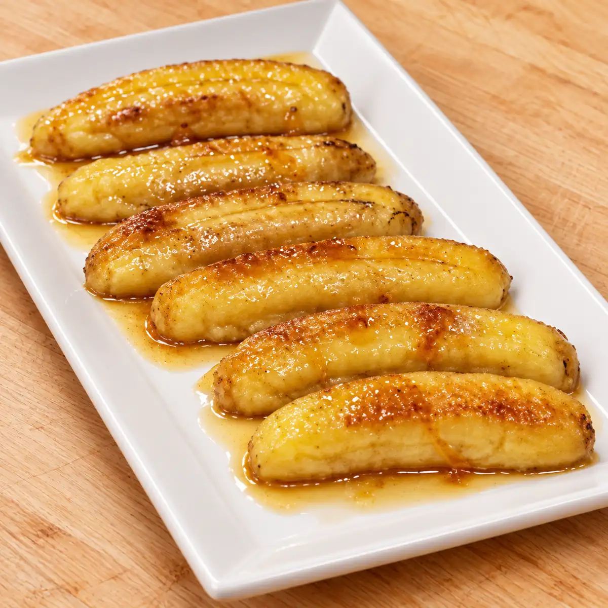 Easy Banana Flambé with Rum and Orange Sauce
