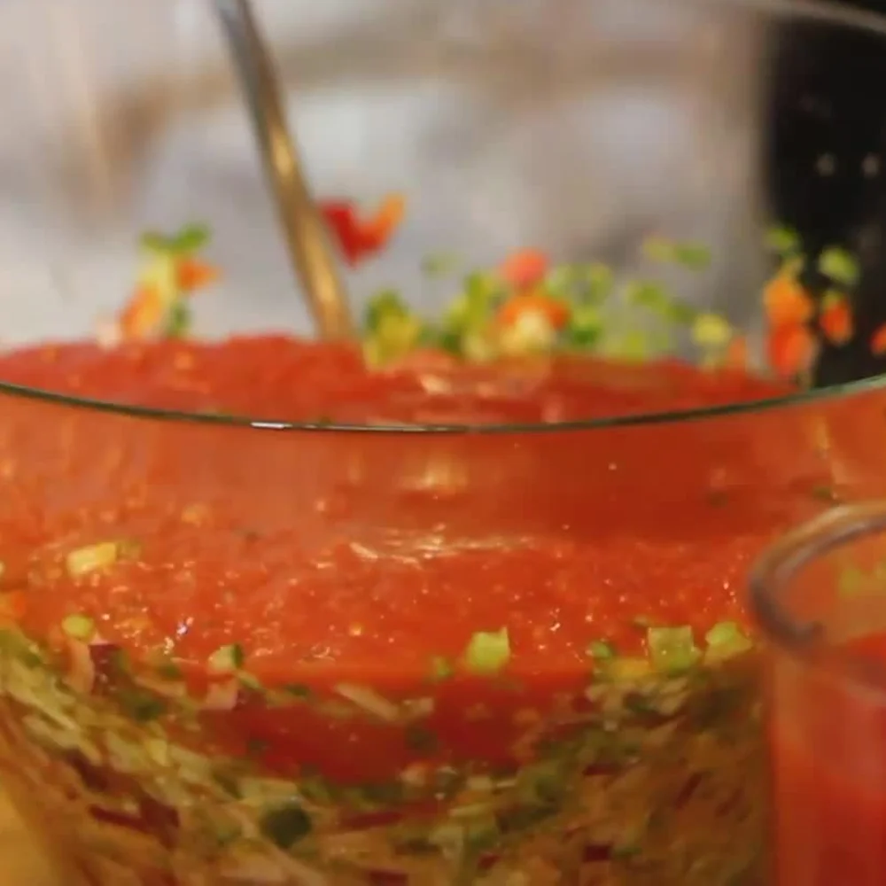 gaspacho jus tomate, étape 5