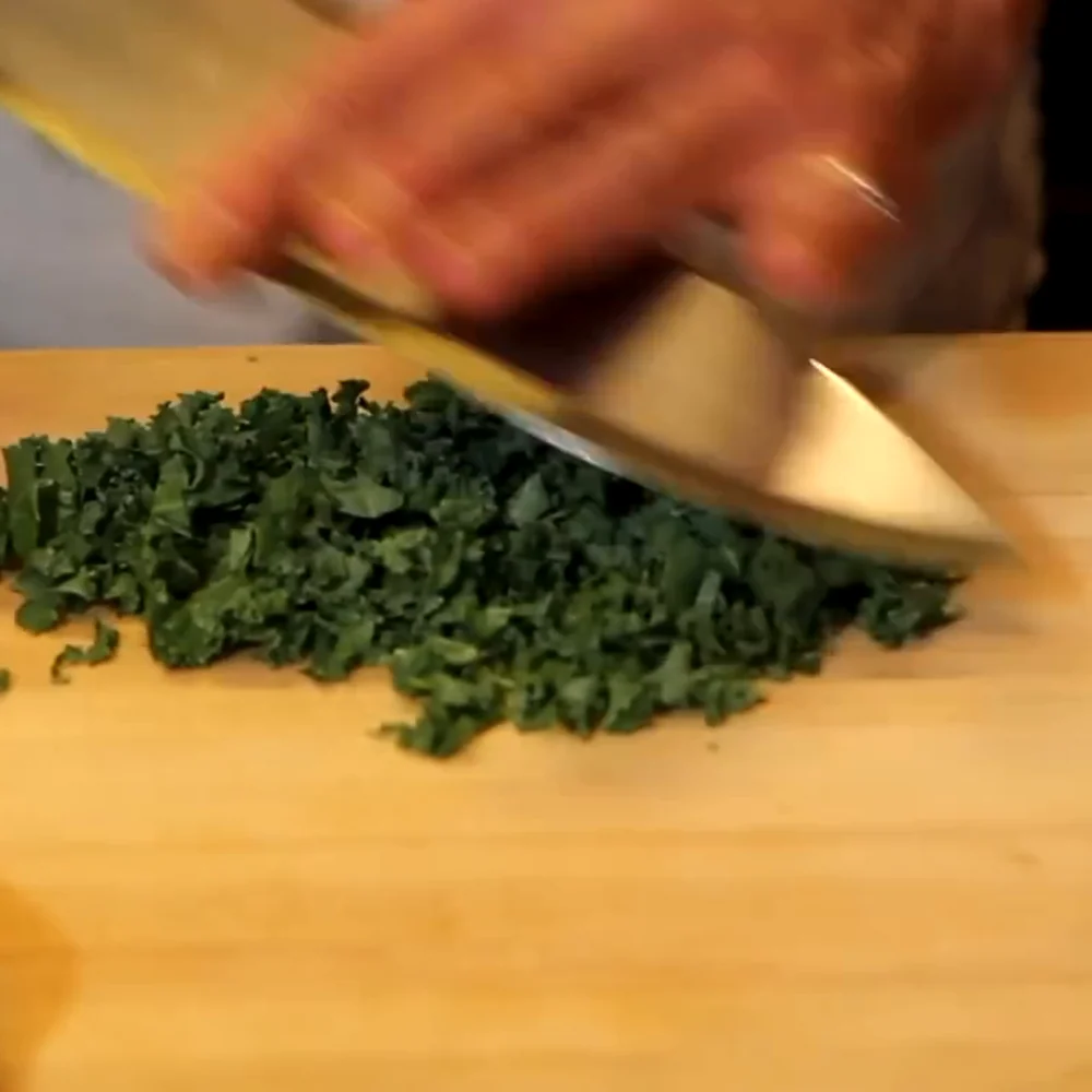 green mango smoothie spinach kale, step 2