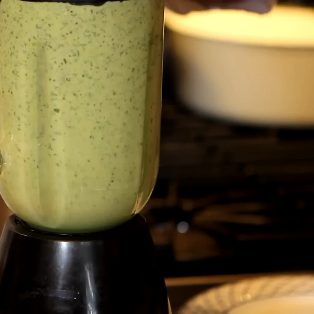 green mango smoothie spinach kale, step 5