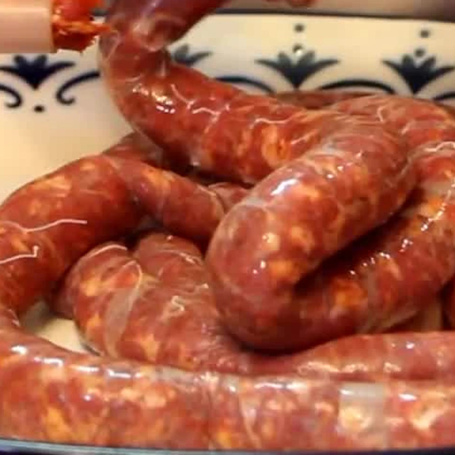 homemade fresh chorizo sausages, step 3