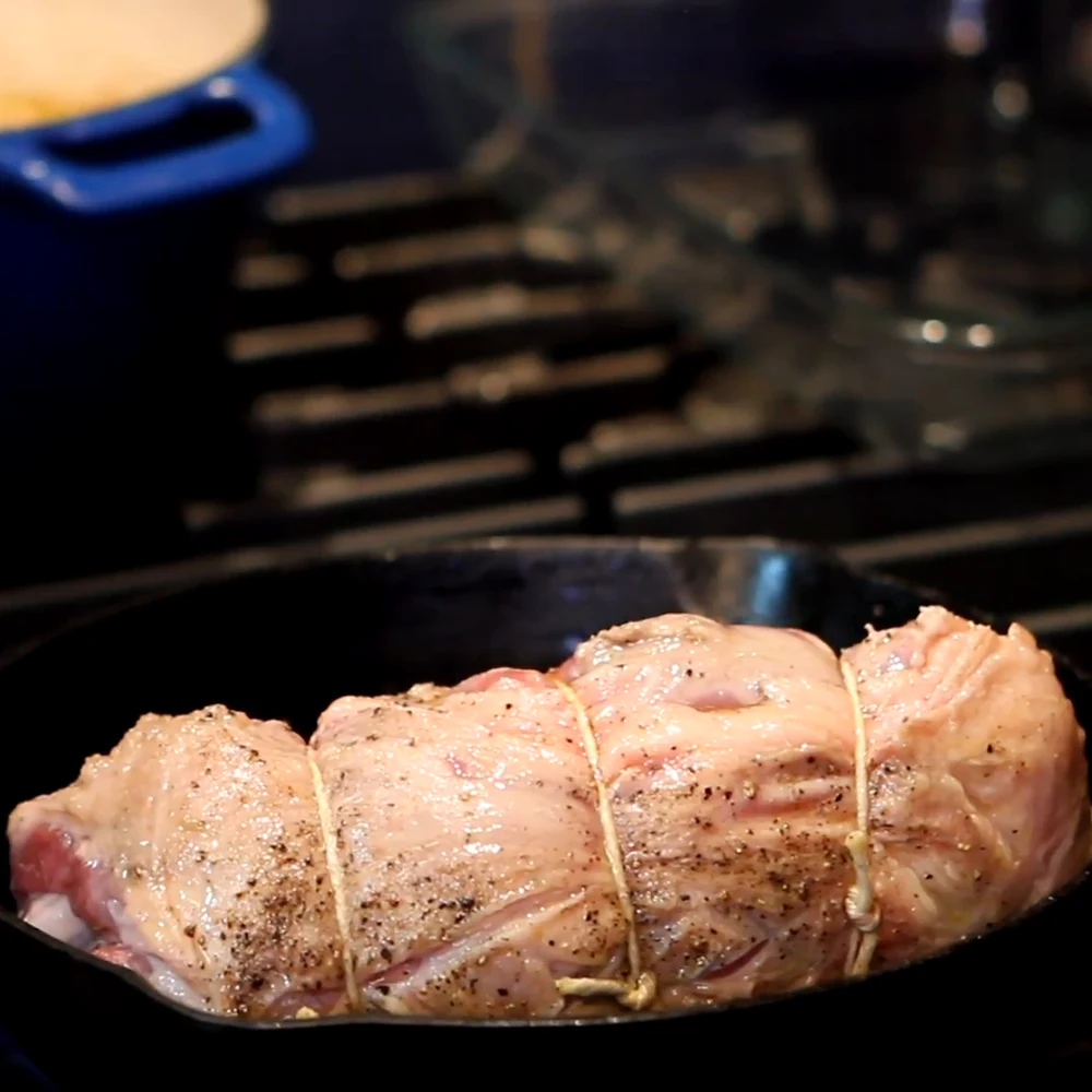 lemon herb roast lamb shoulder, step 5