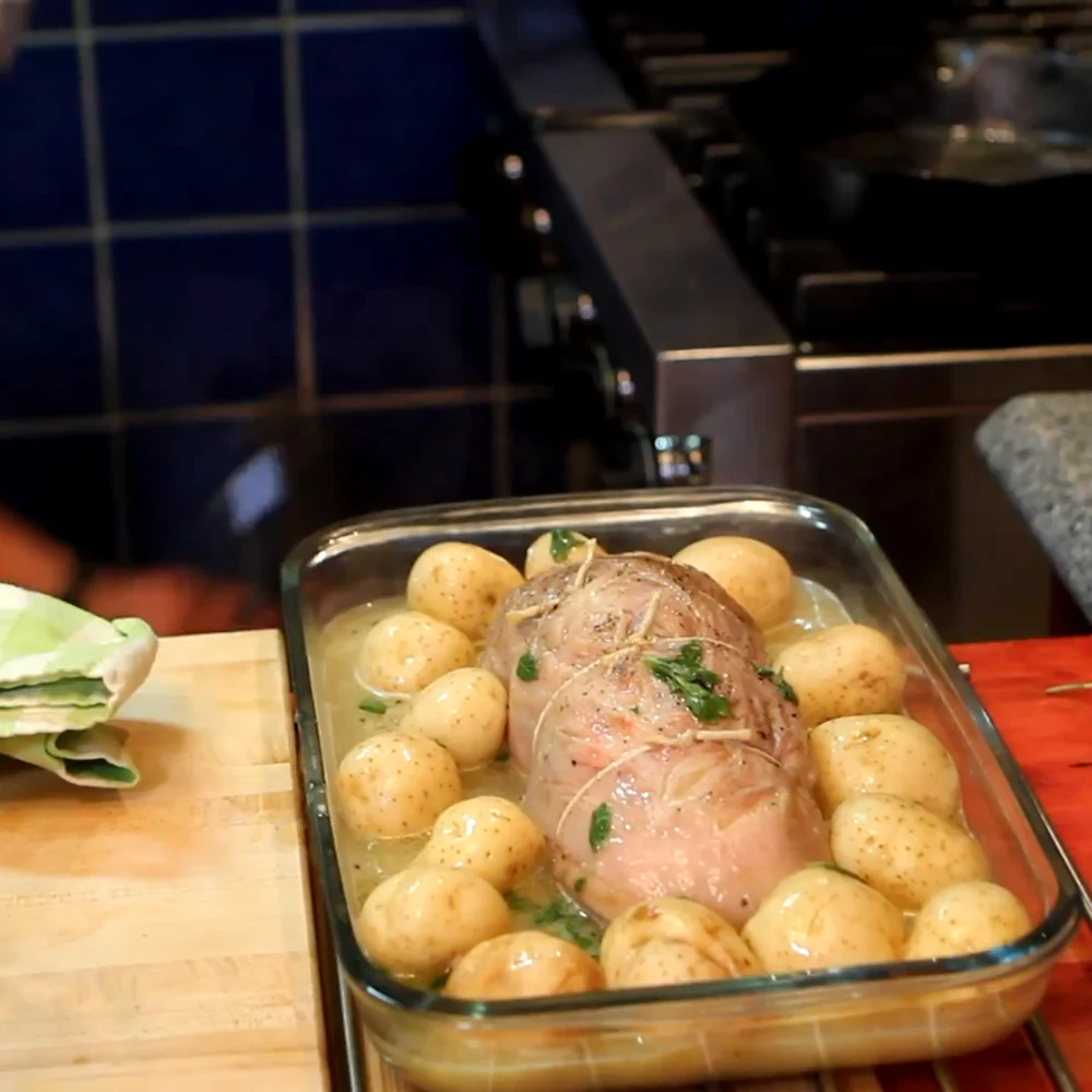 lemon herb roast lamb shoulder, step 7