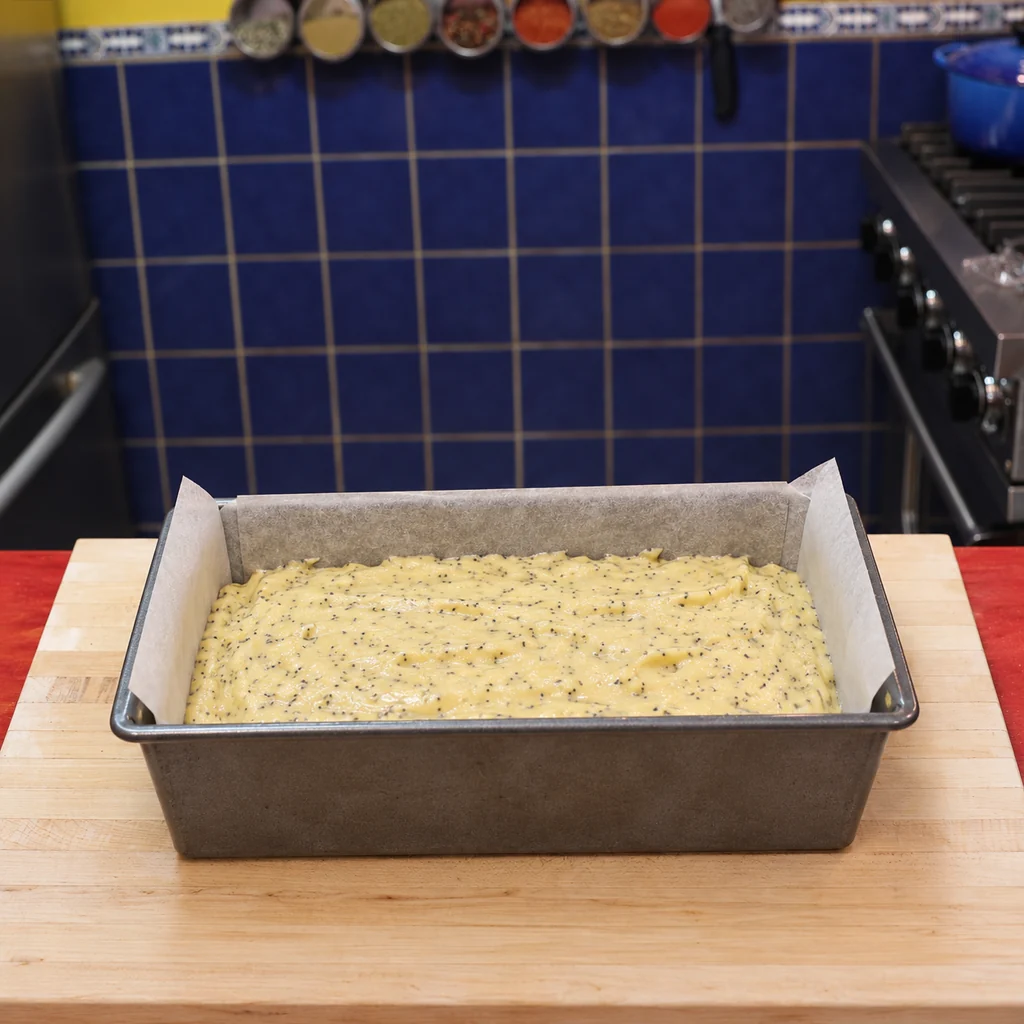 lemon poppy seed loaf, step 2