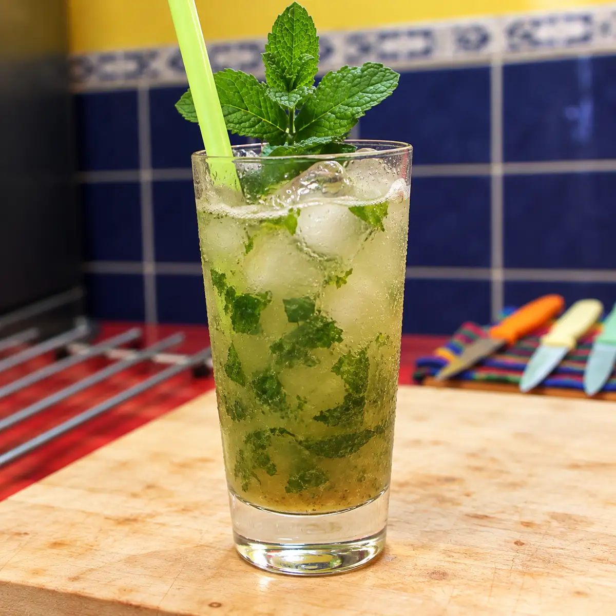 mojito au citron style cubain, plat fini