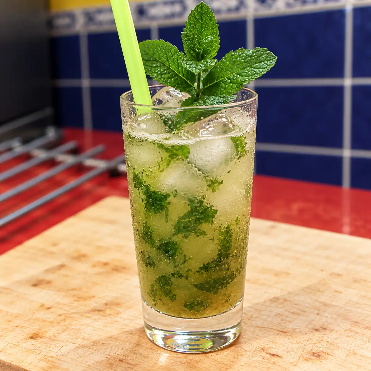 mojito au citron style cubain, plat fini