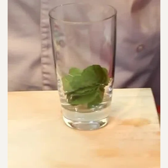 mojito au citron style cubain, étape 2