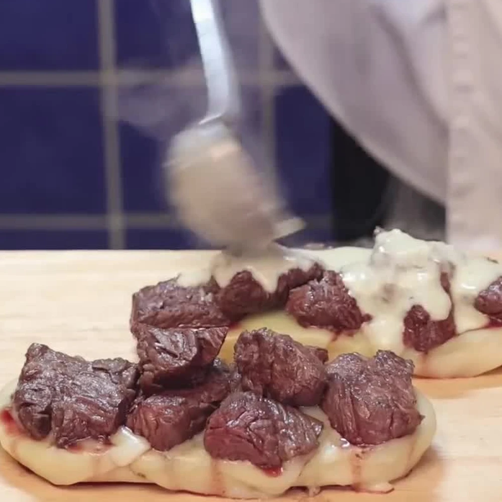 philly cheesesteak, step 8