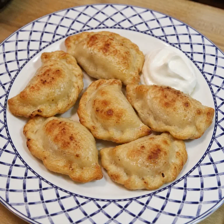Pierogis surgelés à la friteuse à air aux contours dorés