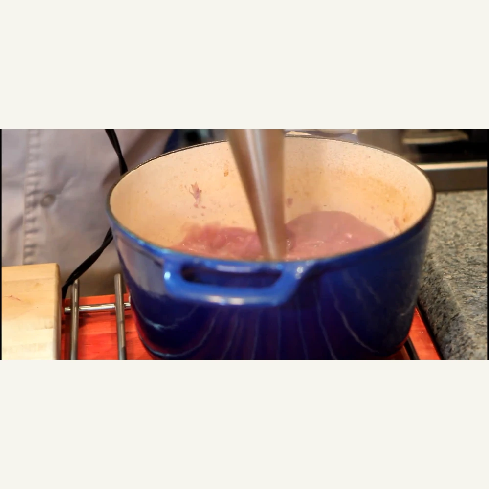 potage dubarry au chou fleur violet sans creme, étape 5