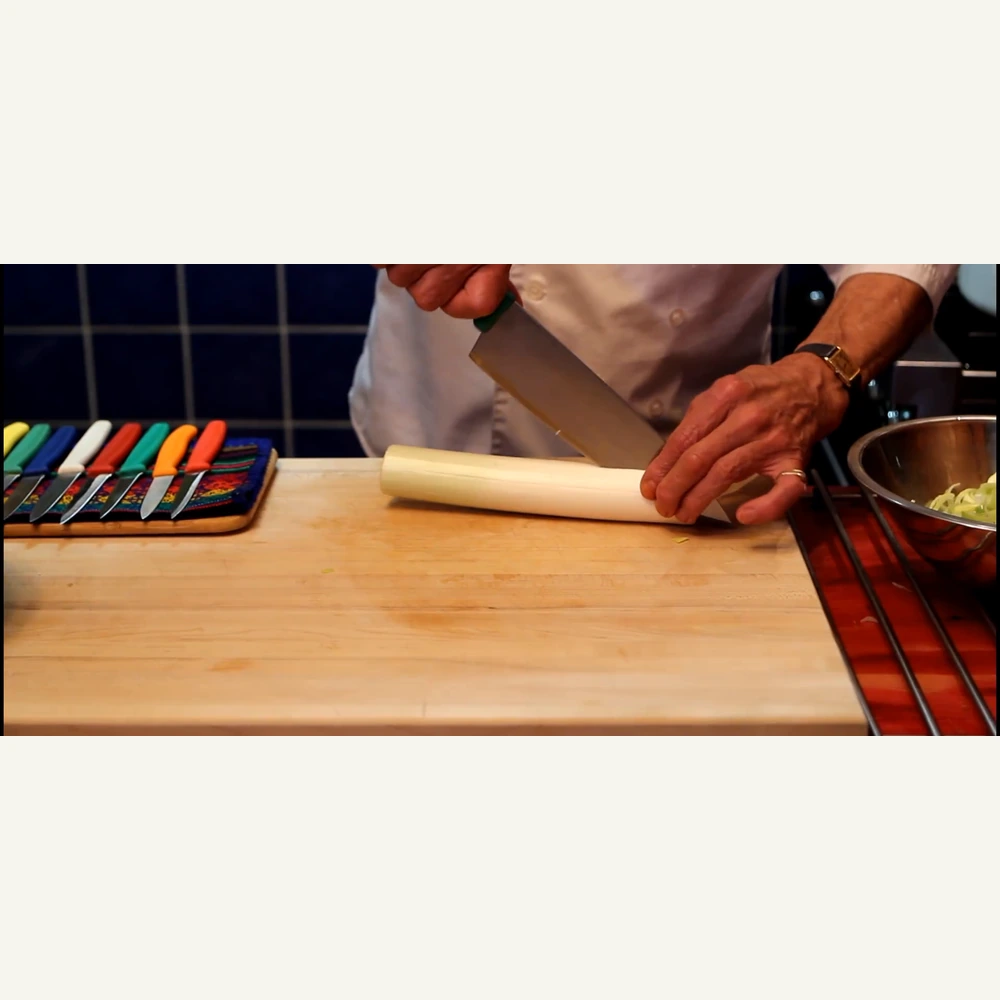potage parisien aux poireaux et pommes de terre non mixe, étape 2