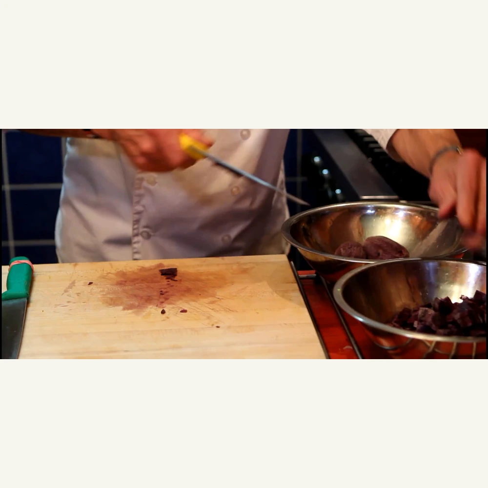 potage parisien aux poireaux et pommes de terre non mixe, étape 4