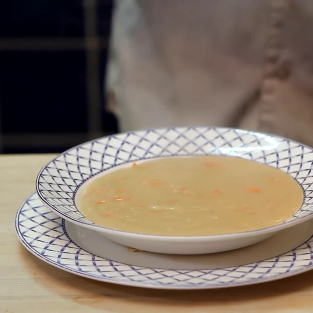 potage soissonnais haricots blancs carottes, plat fini