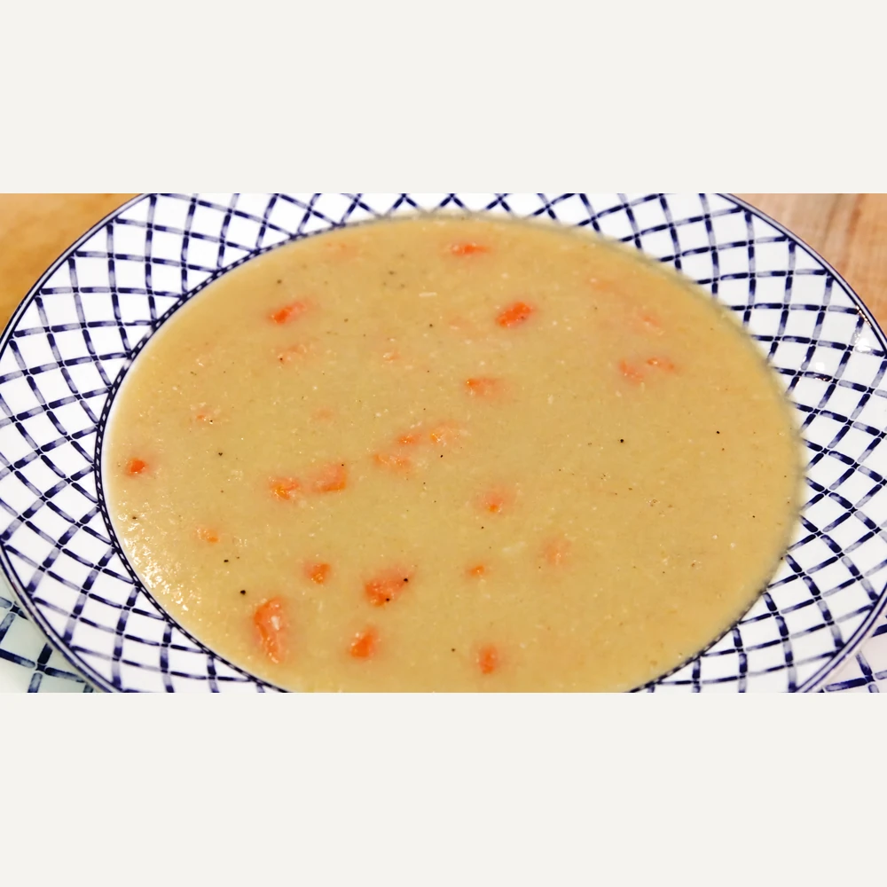 potage soissonnais haricots blancs carottes, plat fini