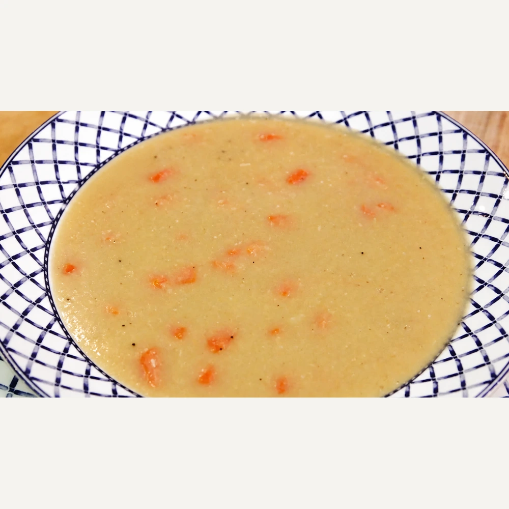 potage soissonnais haricots blancs carottes, plat fini