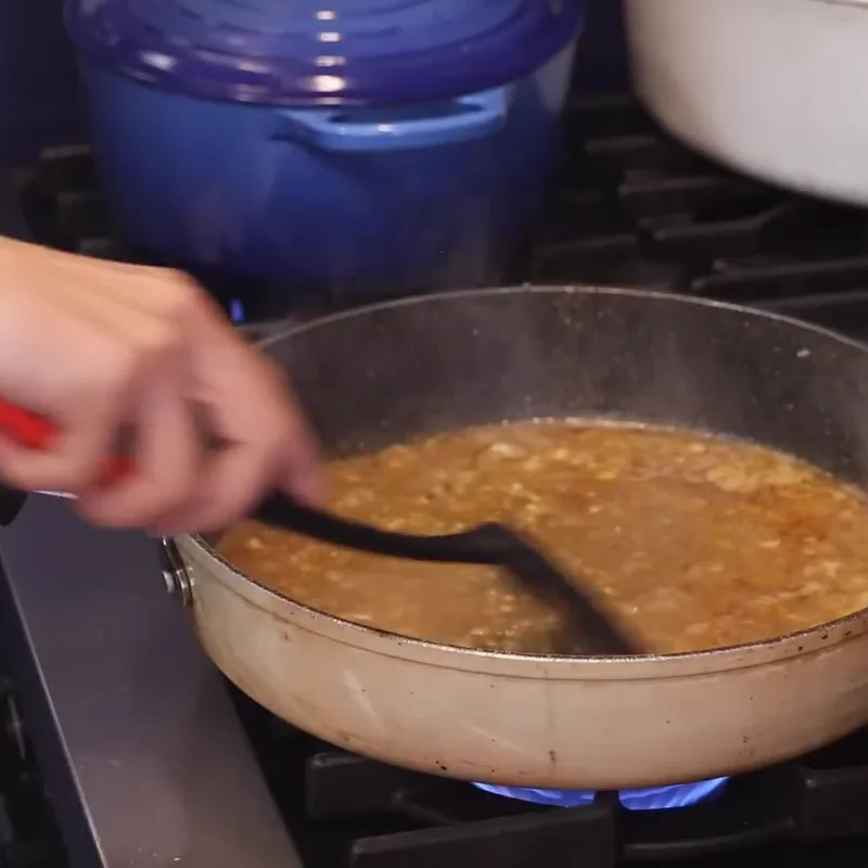 poulet cajun sauce parmesan epinards, étape 6