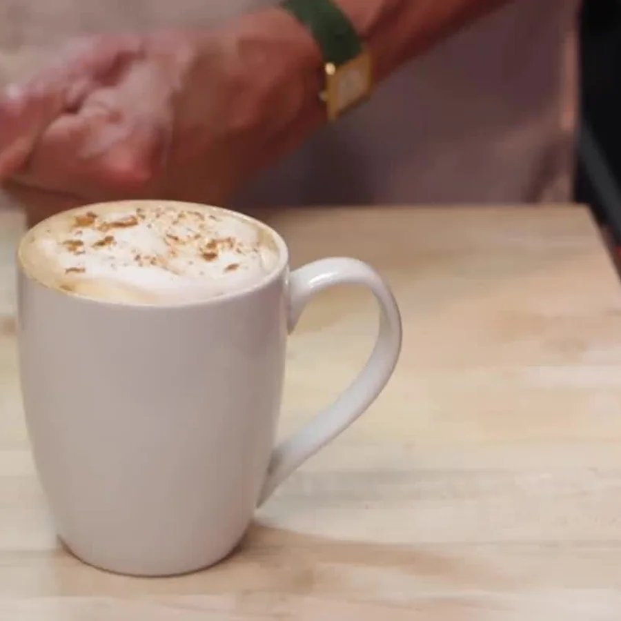 pumpkin spice latte, finished dish