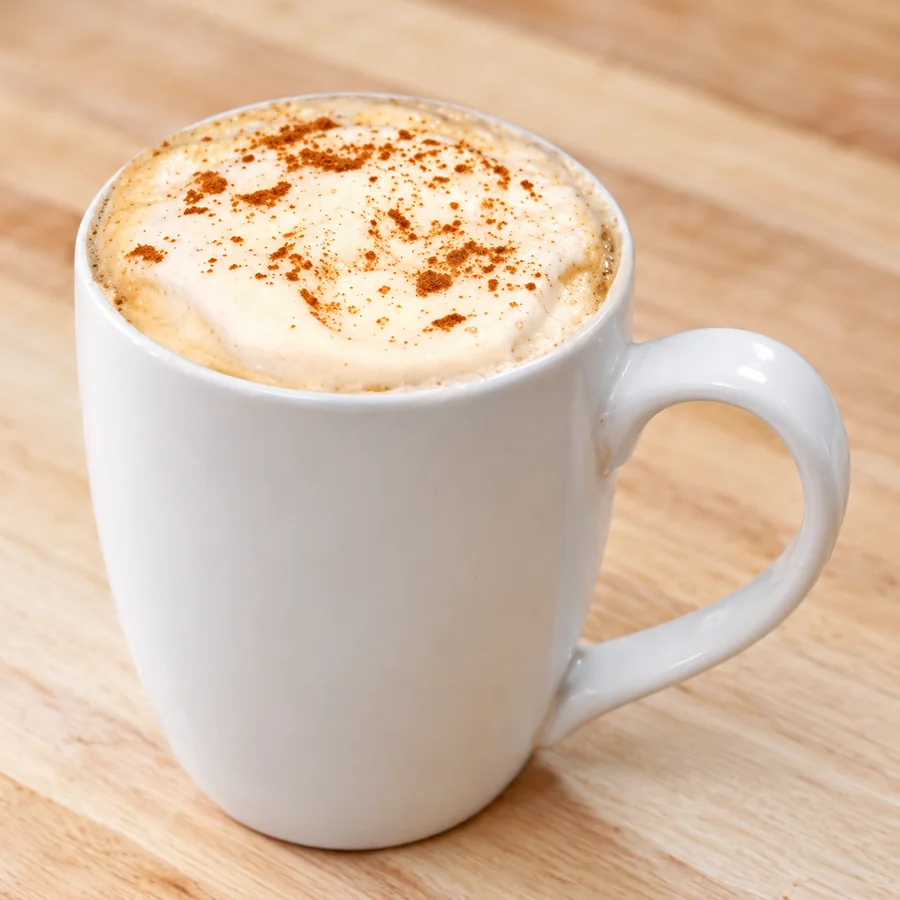 pumpkin spice latte, finished dish