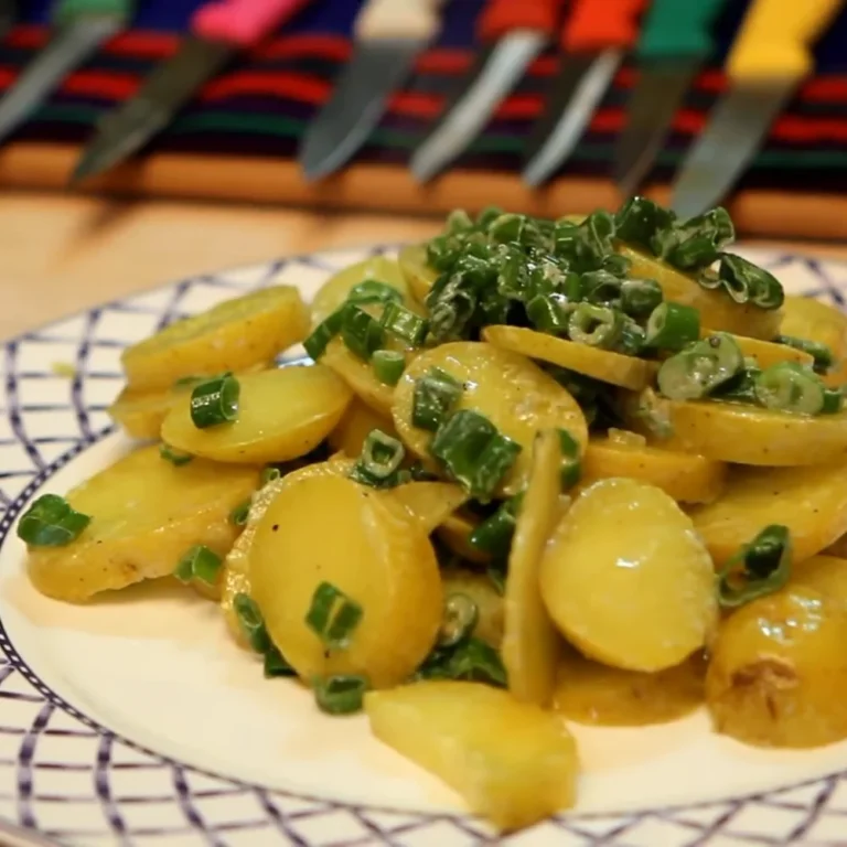 Salade de pommes de terre sauce au bleu