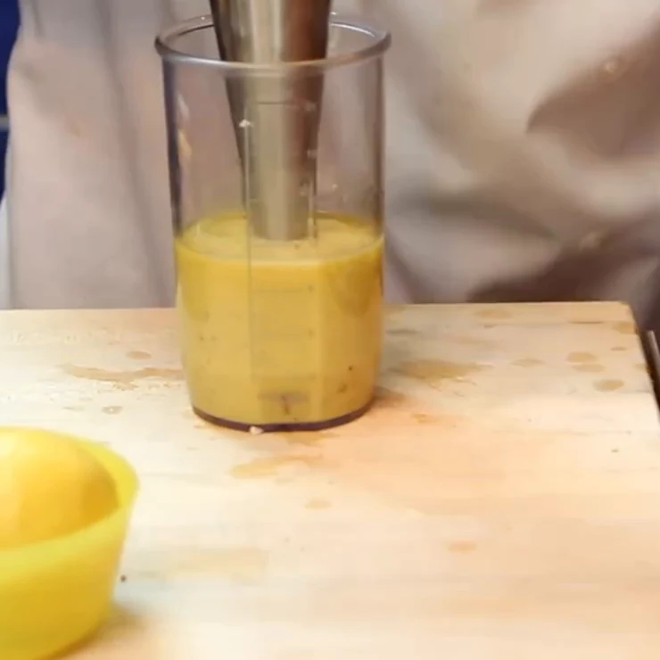 salade thon frais vinaigrette citron ail capres, &eacute;tape 1
