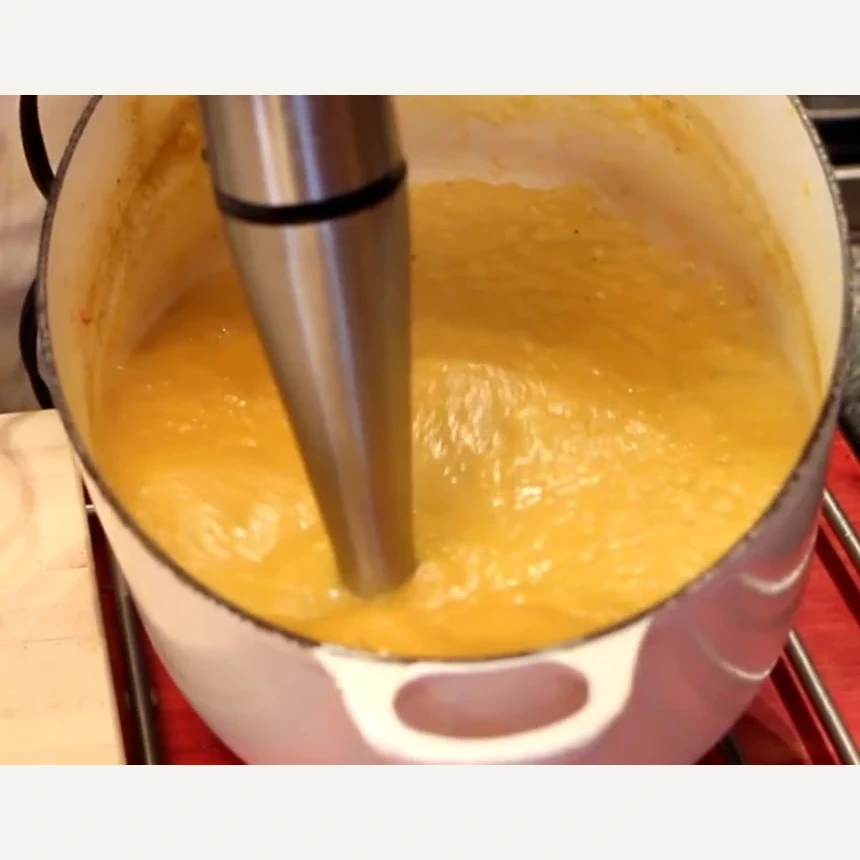 soupe fenouil patate douce, étape 4