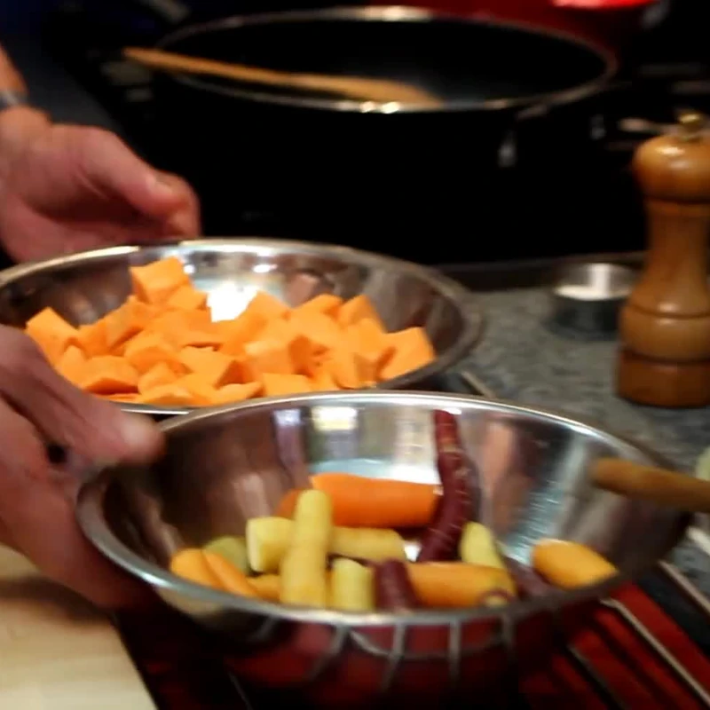 spatchcock roast duck sweet potatoes, step 3