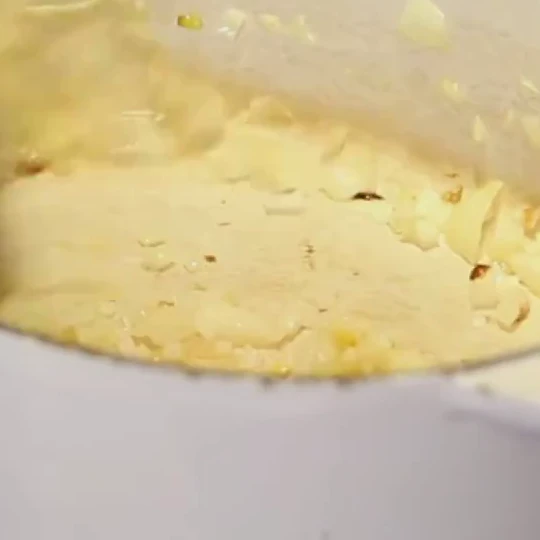 veloute tetes de violon creme sure, étape 2