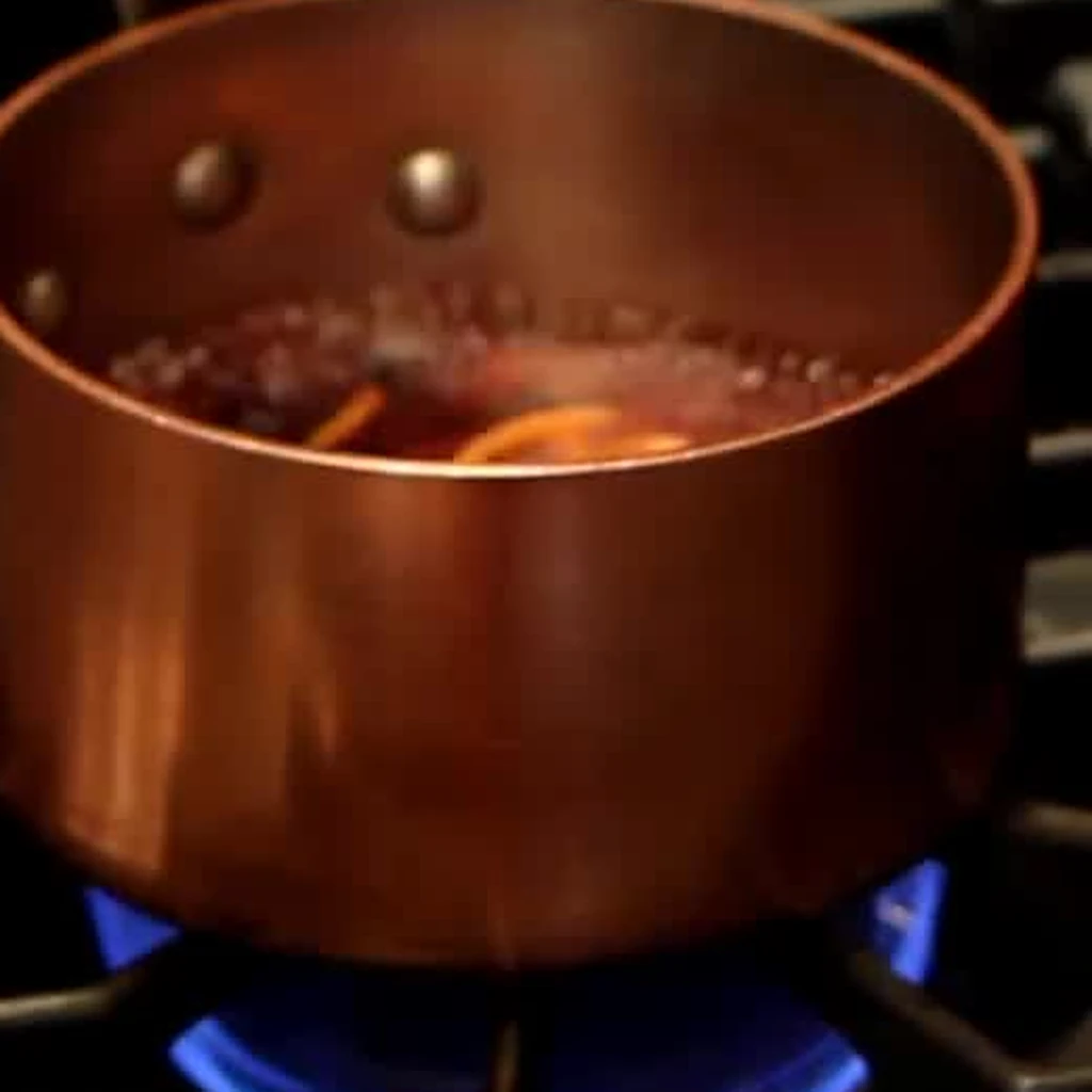 vin chaud orange cannelle, &eacute;tape 2