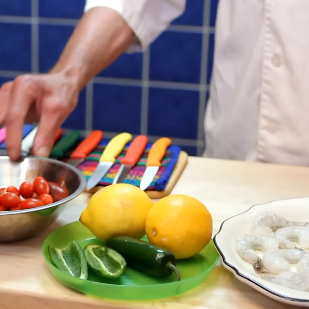 warm spicy shrimp salad, ingredients