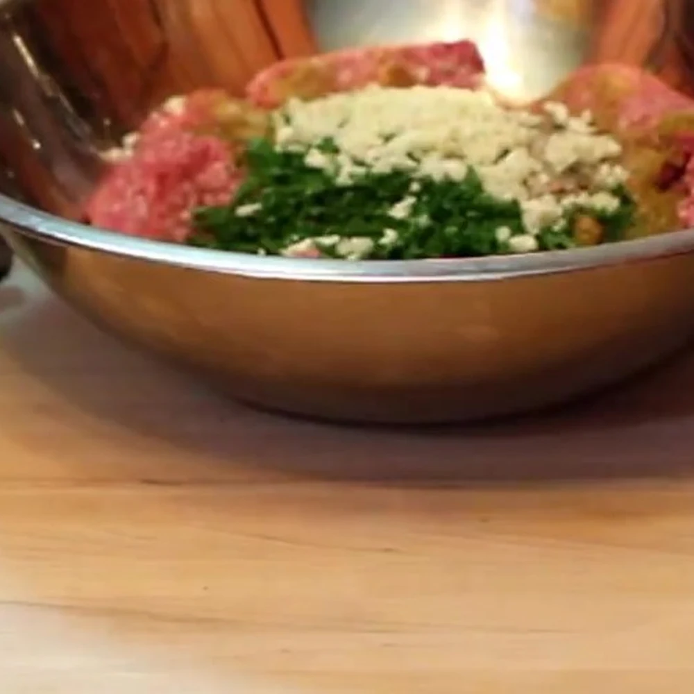 wraps kefta boeuf agneau tzatziki, étape 1