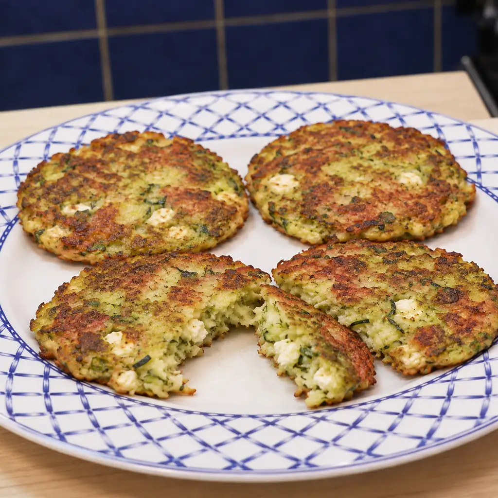 Zucchini Feta Fritters